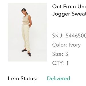 UO Out From Under Kya Fleece Essential Jogger Sweatpant